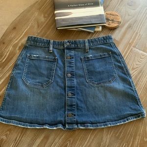 💙 Denim mini  skirt